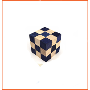SNAKE CUBE Small Dark Blue