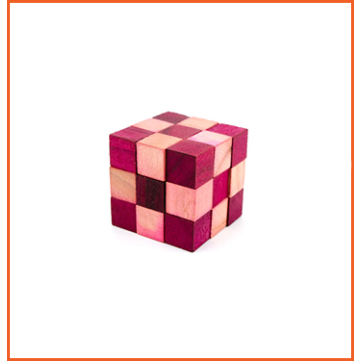 SNAKE CUBE Small Red
