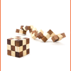 SNAKE CUBE Medium Brown