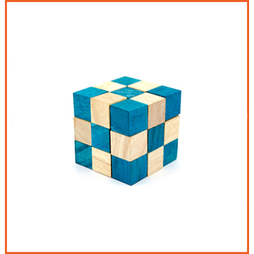 SNAKE CUBE Medium Blue
