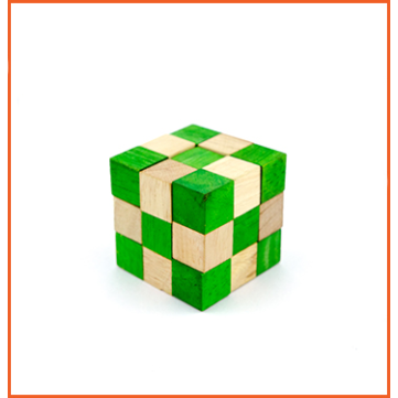 SNAKE CUBE Medium Green