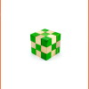 SNAKE CUBE Small Green