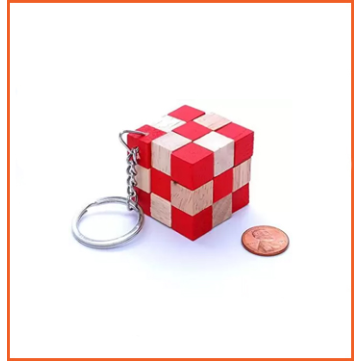 SNAKE CUBE KEY mini Red