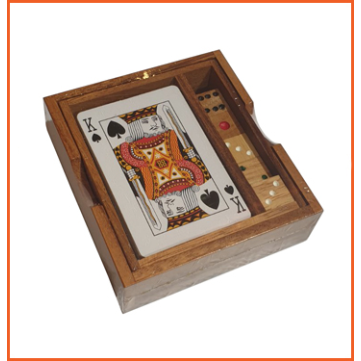 CARD SET WITH DICES