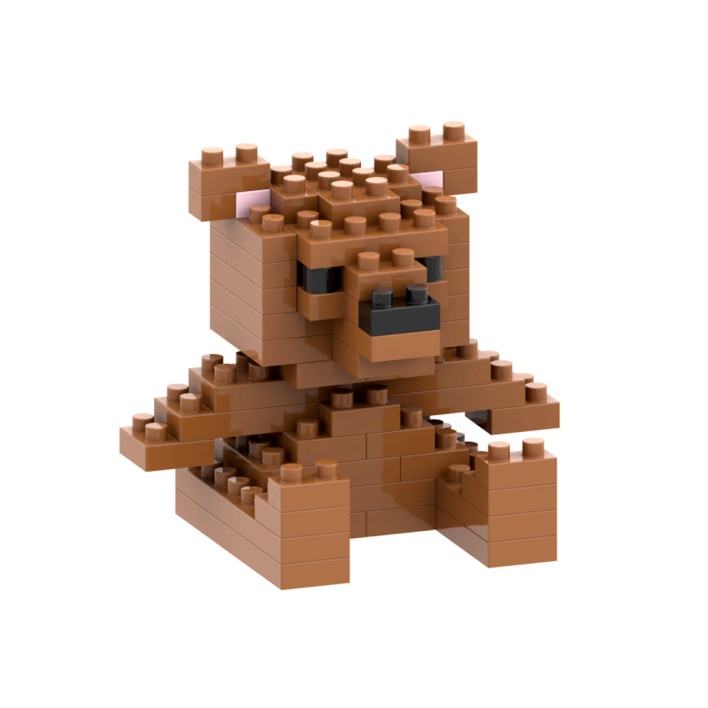 220024 - BRIXIES Postcard Teddy bear - Hobbycity.gr - BRIXIES