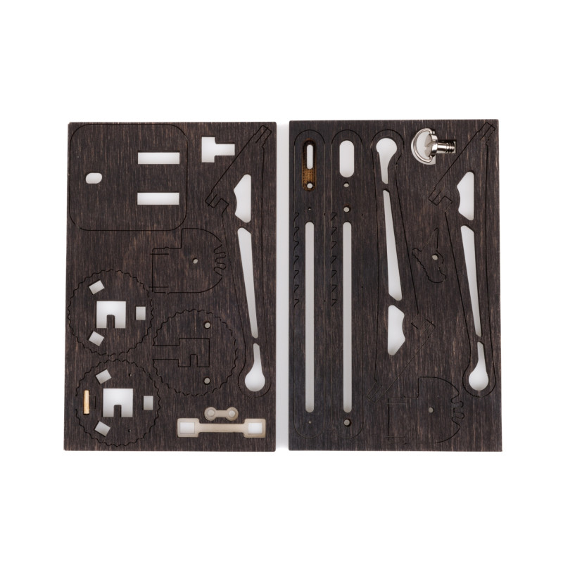 JLK003 - Jolly Look Διακοσμητικό Τρίποδο Μηχανής ~ Βαμμένο Σκούρο Καφέ - Hobbycity.gr - Jolly Look