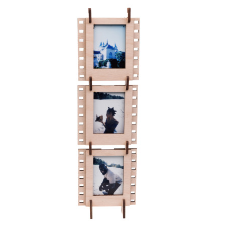 Κορνίζες Φωτογραφιών για "Mini Instax Film" ~ Φυσικό Χρώμα (σετ 3 τμχ)