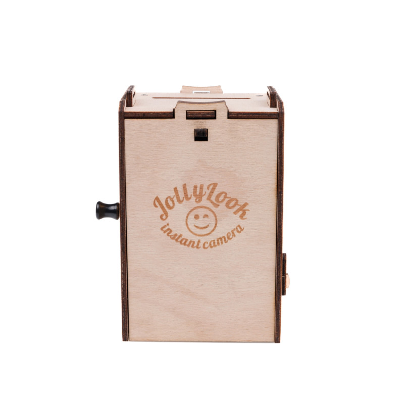 JLK012 - Συναρμολογημένη Pinhole Instant Mini Film Camera ~ Φυσικό Χρώμα - Hobbycity.gr - Jolly Look