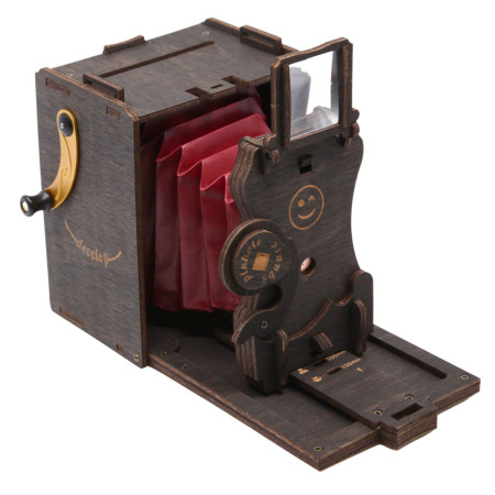DIY Pinhole SQUARE Film Camera - Σκούρο Καφέ