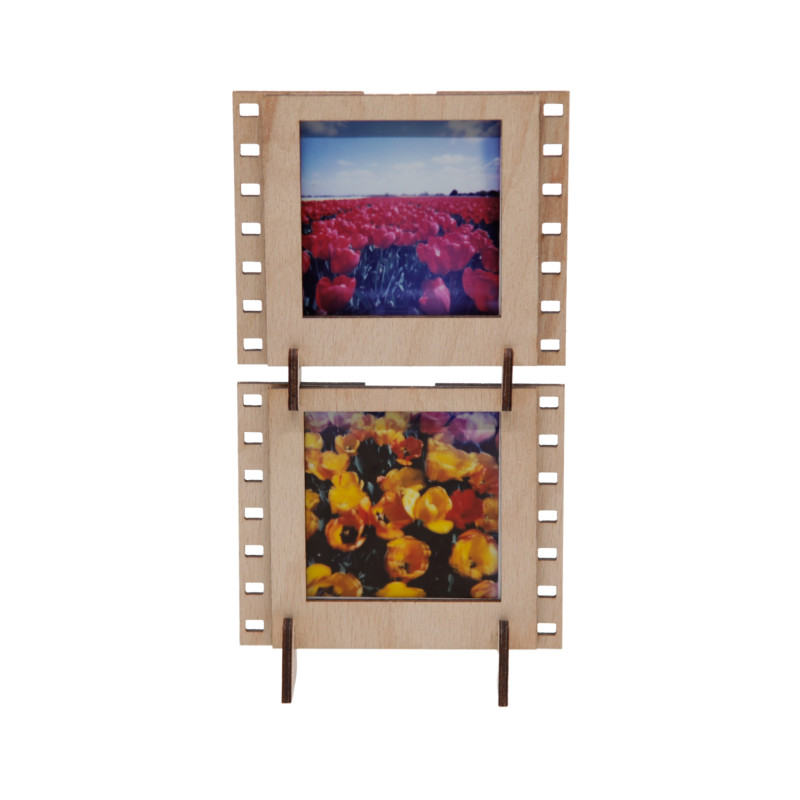 JLK018 - Κορνίζες Φωτογραφιών για SQUARE Instax Film ~ Φυσικό Χρώμα (σετ 3 τμχ) - Hobbycity.gr - Jolly Look