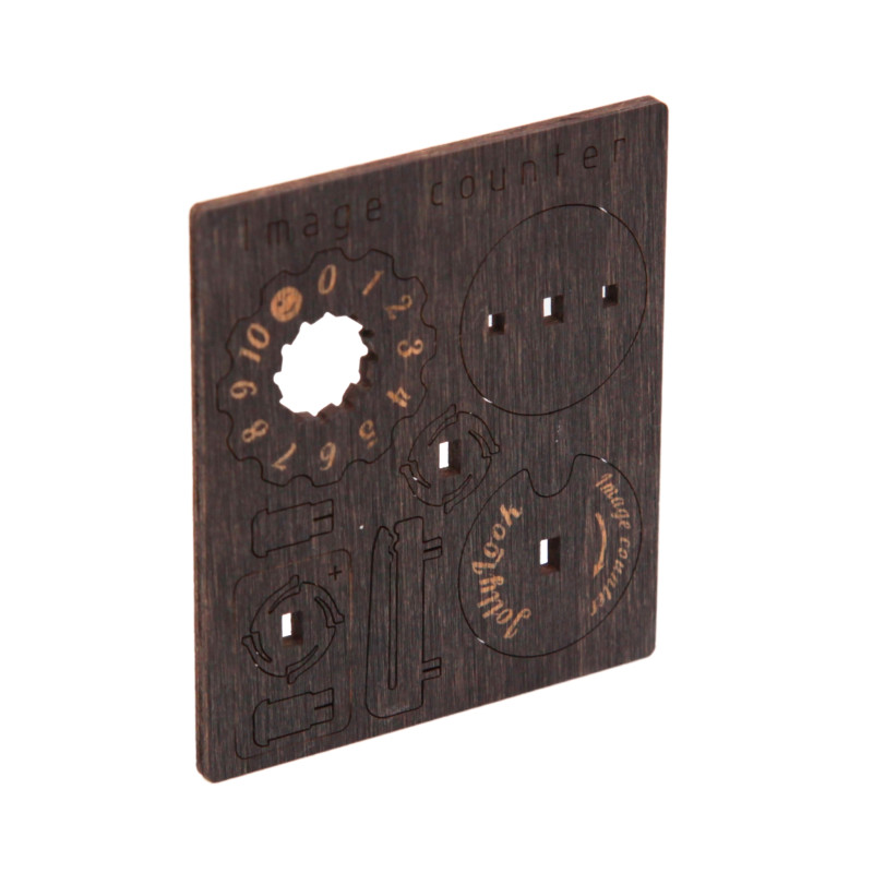 JLK019 - Μετρητής Φωτογραφιών ~ Βαμμένο Σκούρο Καφέ - Hobbycity.gr - Jolly Look