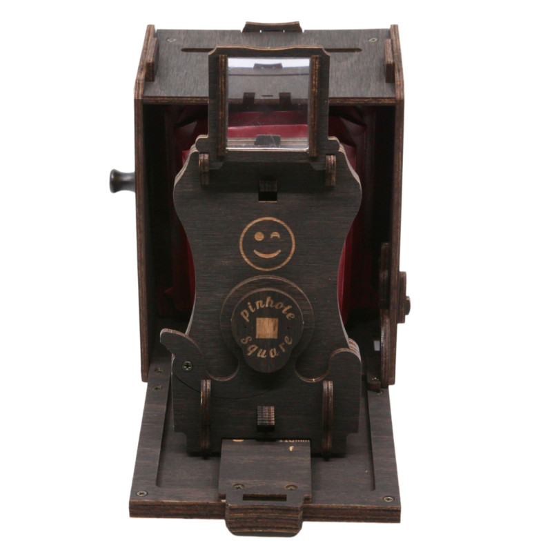 JLK021 - Συναρμολογημένη Pinhole Instant Film Camera SQUARE ~ Βαμμένο Σκούρο Καφέ - Hobbycity.gr - Jolly Look
