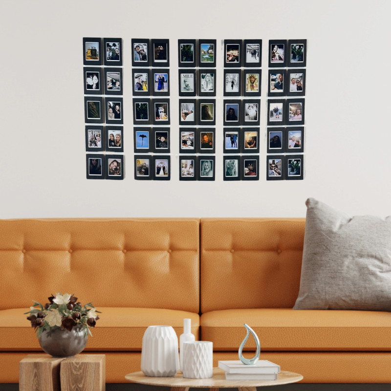 JLK027 - Decoration Frames για Mini Instax Film ~ Βαμμένο Σκούρο Καφέ (σετ 10 τμχ) - Hobbycity.gr - Jolly Look
