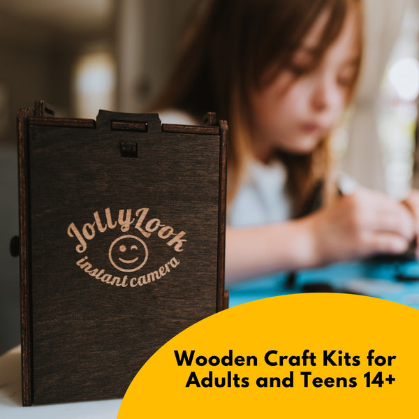 JLK001 - Jolly Look Pinhole Mini DIY Camera Kit ~ Βαμμένο Σκούρο Καφέ - Hobbycity.gr - Jolly Look