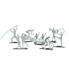 MT046 - 99 Αθλητικά Ολυμπιακά Σύμβολα - Hobbycity.gr - Metal Time