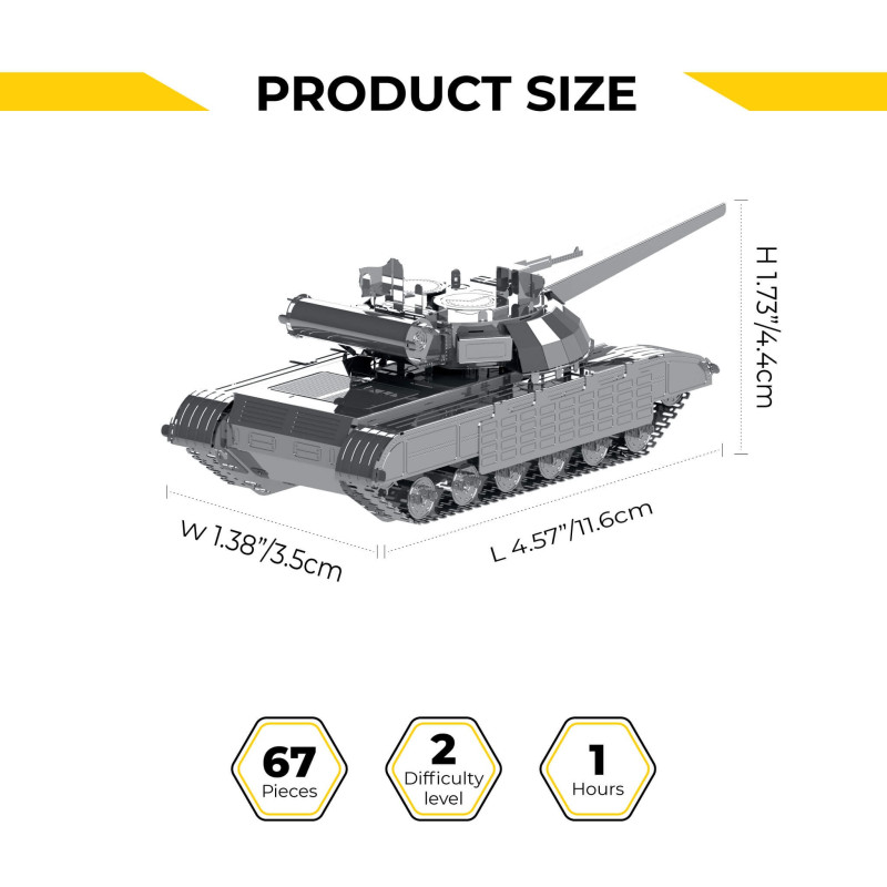 MT059 - Άρμα Bulat T-64 - Hobbycity.gr - Metal Time