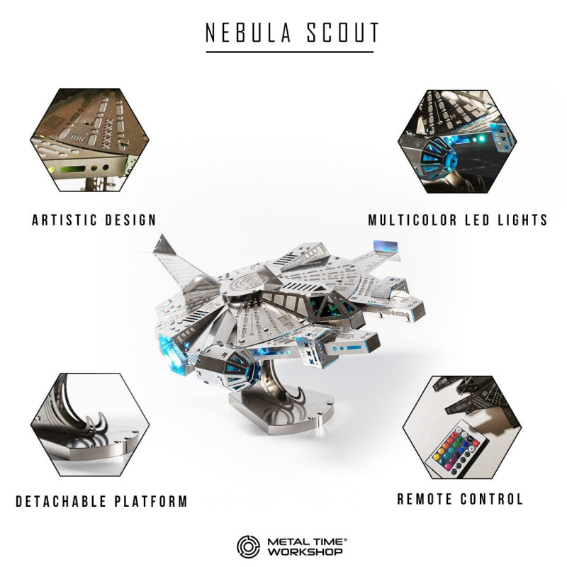 MT098 - Διαστημόπλοιο Nebula - Hobbycity.gr - Metal Time