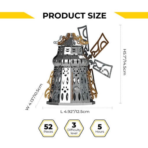 MT054 - Μυστηριώδης Ανεμόμυλος - Hobbycity.gr - Metal Time