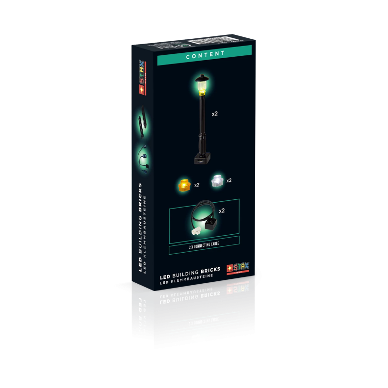 S21005 - Expansion Set ~ Κολώνες Φωτισμού LED STAX με Καλώδια - Hobbycity.gr - Open Brick Source