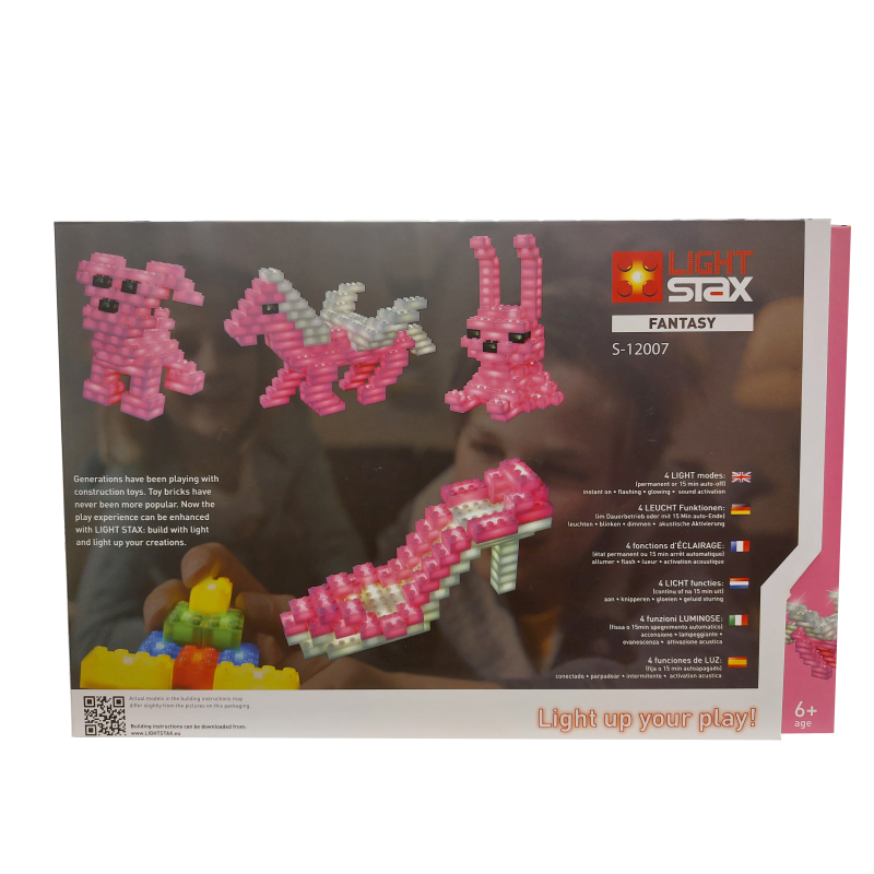 S12007 - Light STAX Fantasy (4 σε 1) με Επαναφορτιζόμενη βάση τροφοδοσίας & 4 Λειτουργίες Φωτισμού - Hobbycity.gr - Open Brick Source