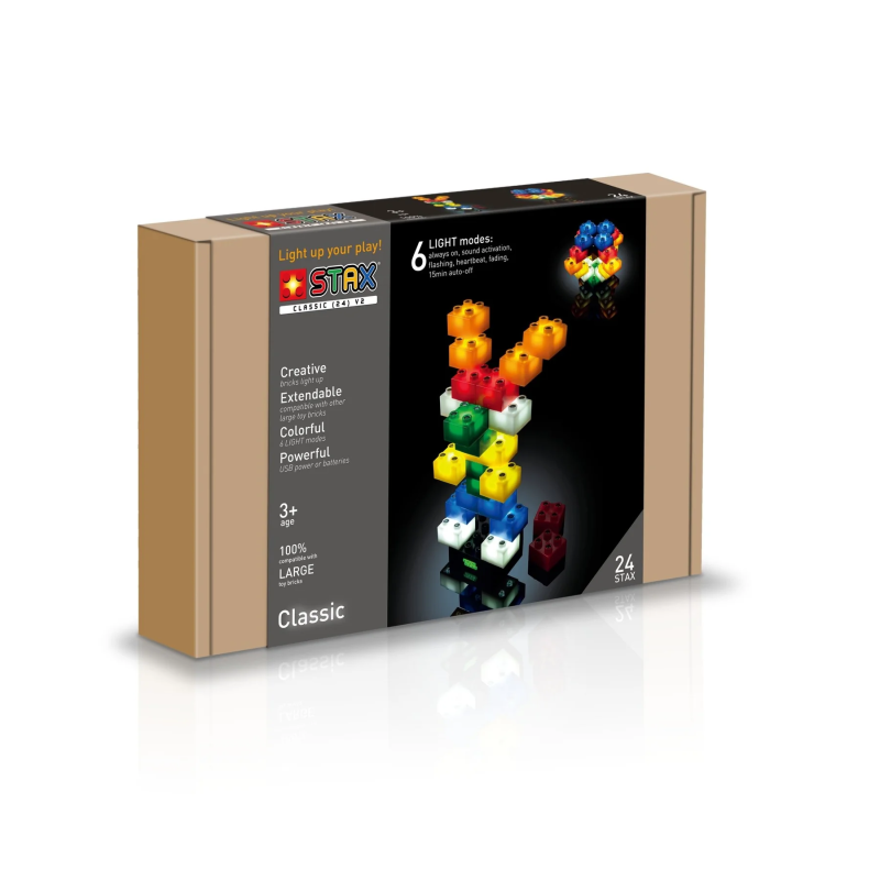 M05000 - Light STAX Junior - Classic Set (24 τμχ) - Hobbycity.gr - Open Brick Source