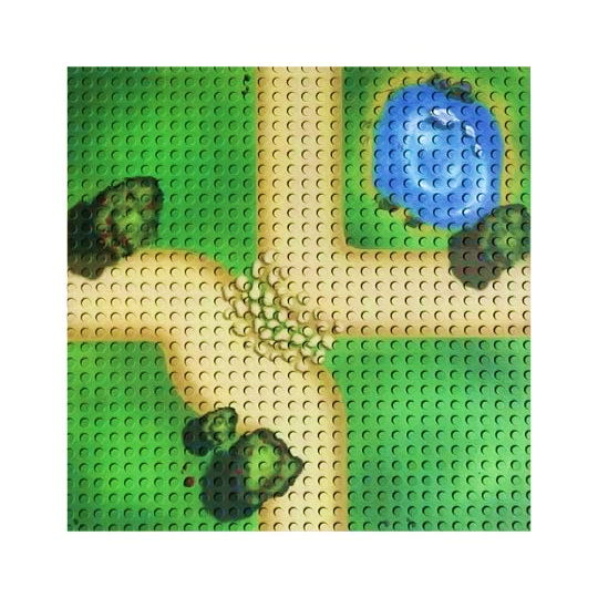 OBP32FL2 - Open Bricks Βάση Κατασκευής "Αγροτικές διαδρομές" Farm lanes (2 τμχ) - Hobbycity.gr - Open Brick Source