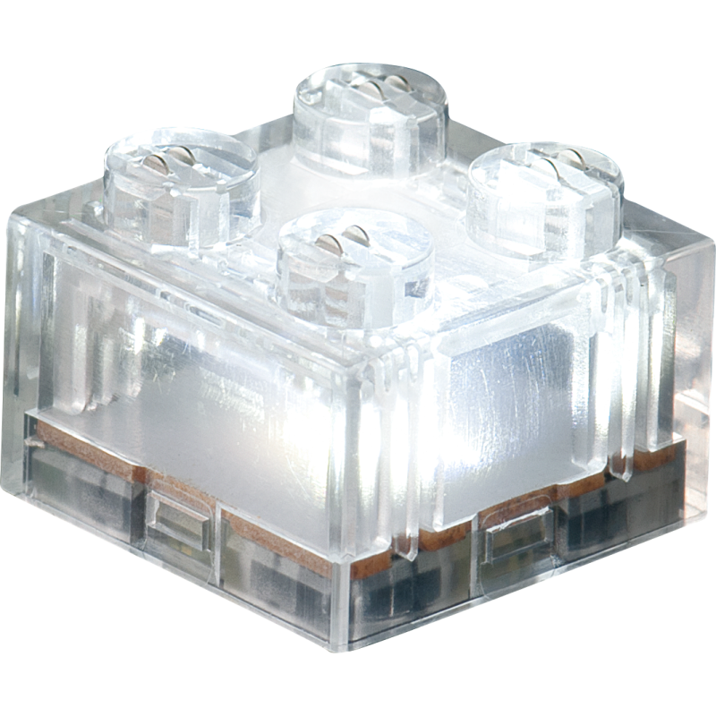 S21002 - STAX Expansion ~ LED Διαφανή Τουβλάκια - Crystal Clear - Hobbycity.gr - Open Brick Source
