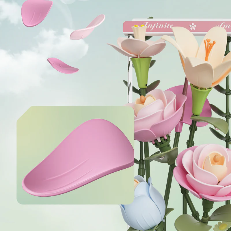 AF01D - Μπουκέτο απο ανθισμένα λουλούδια - Hobbycity.gr - Rokr