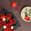 AF02J - Red Rose Bouquet DIY 3D Puzzle - Hobbycity.gr - Rokr