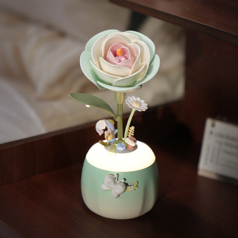 AF02S - Minty Camellia Lamp DIY 3D Flower Night Light - Hobbycity.gr - Rokr