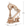 AMK71 - Magic Harp Music Box Wooden 3D Puzzle - Hobbycity.gr - Rokr