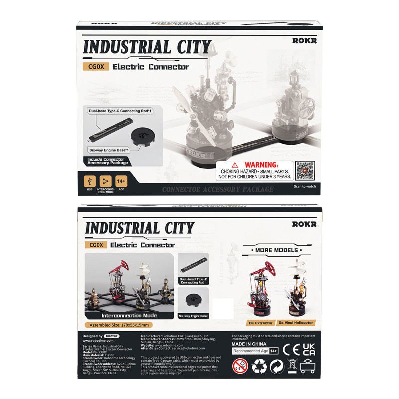 CG0X - Industrial City Electric Connector - Hobbycity.gr - Rokr