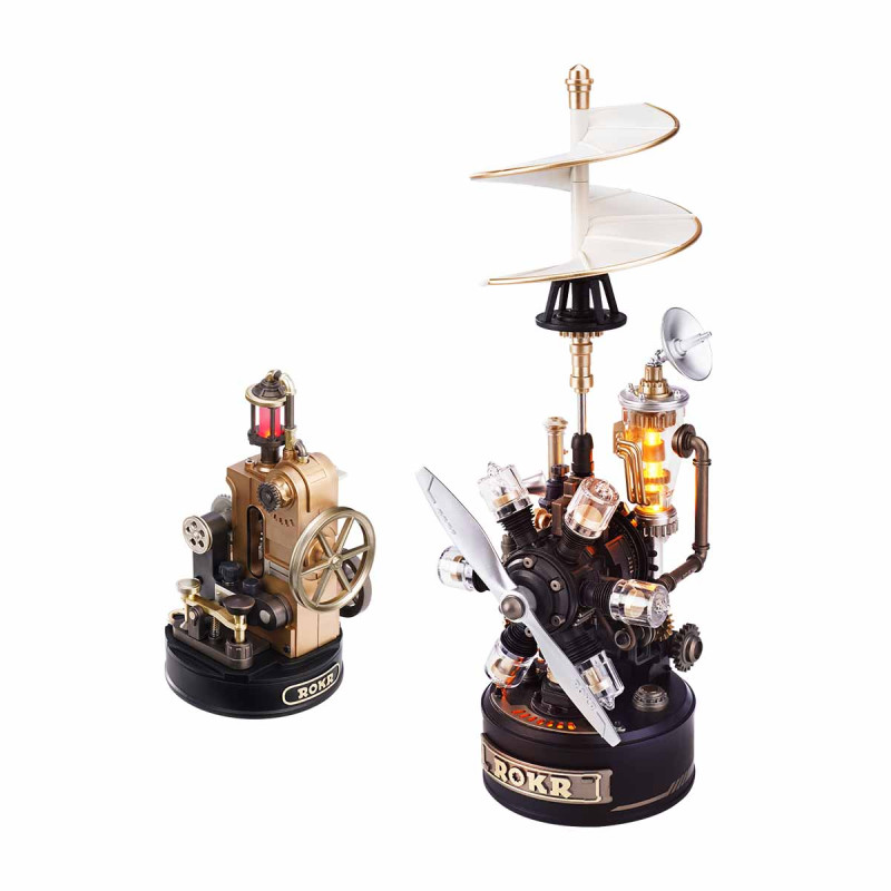 CGL01 - Leonardo da Vincis Helicopter Mechanical 3D Puzzle - Hobbycity.gr - Rokr