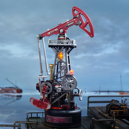 Oil Pump Jack Mechanical 3D Puzzle