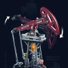 CGL03 - Oil Pump Jack Mechanical 3D Puzzle - Hobbycity.gr - Rokr
