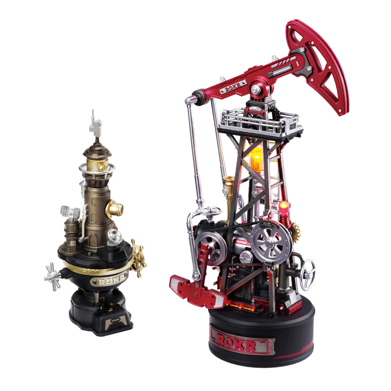 CGL03 - Oil Pump Jack Mechanical 3D Puzzle - Hobbycity.gr - Rokr