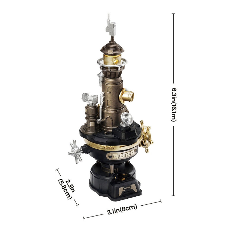 CGM01 - Navi Lighthouse Mechanical 3D Puzzle Kit - Hobbycity.gr - Rokr