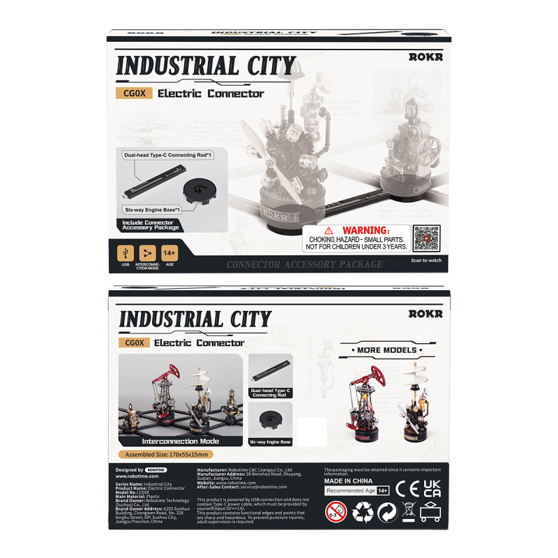 CGM02 - Morse Telegraph Mechanical 3D Puzzle - Hobbycity.gr - Rokr