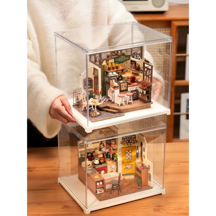 DF03L - Βιτρίνα Miniature House Display Box - Hobbycity.gr - RoLife