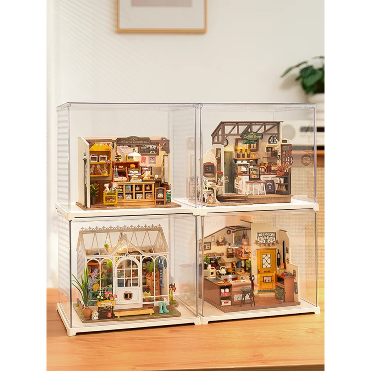 DF03L - Βιτρίνα Miniature House Display Box - Hobbycity.gr - RoLife