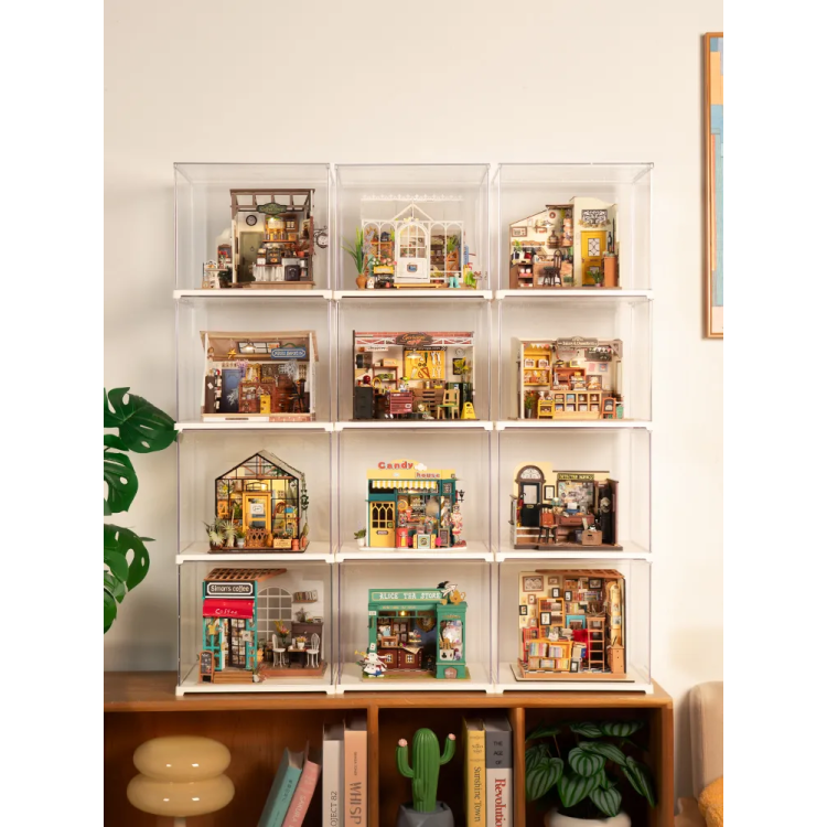 DF03L - Βιτρίνα Miniature House Display Box - Hobbycity.gr - RoLife