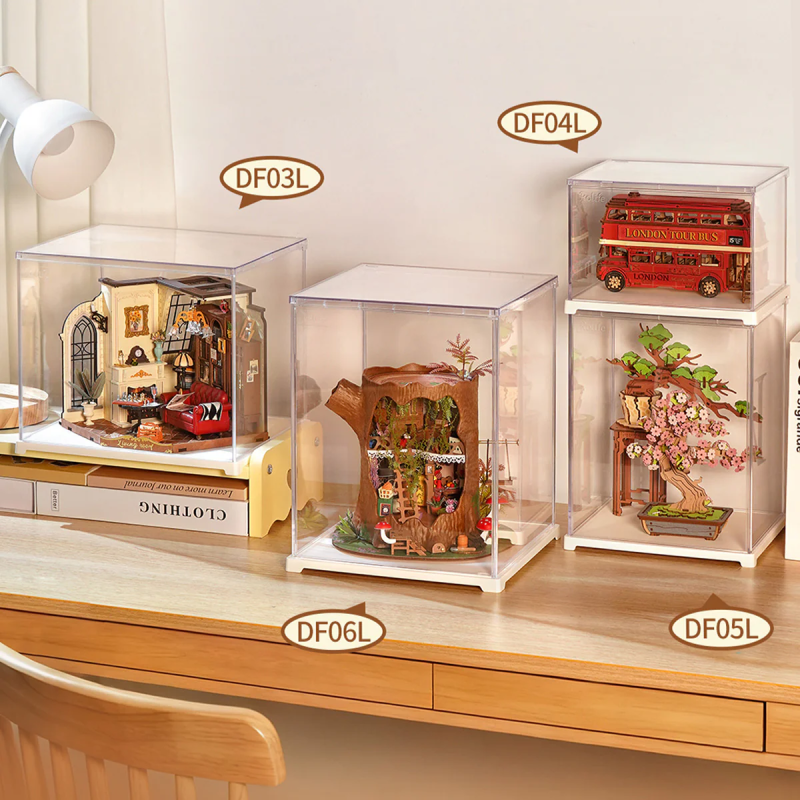 DF04L - Βιτρίνα Προστασίας Acrylic Display Box Landscape Size S - Hobbycity.gr - RoLife