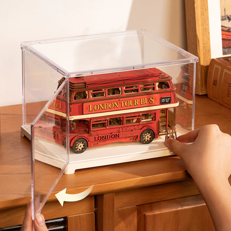 DF04L - Βιτρίνα Προστασίας Acrylic Display Box Landscape Size S - Hobbycity.gr - RoLife