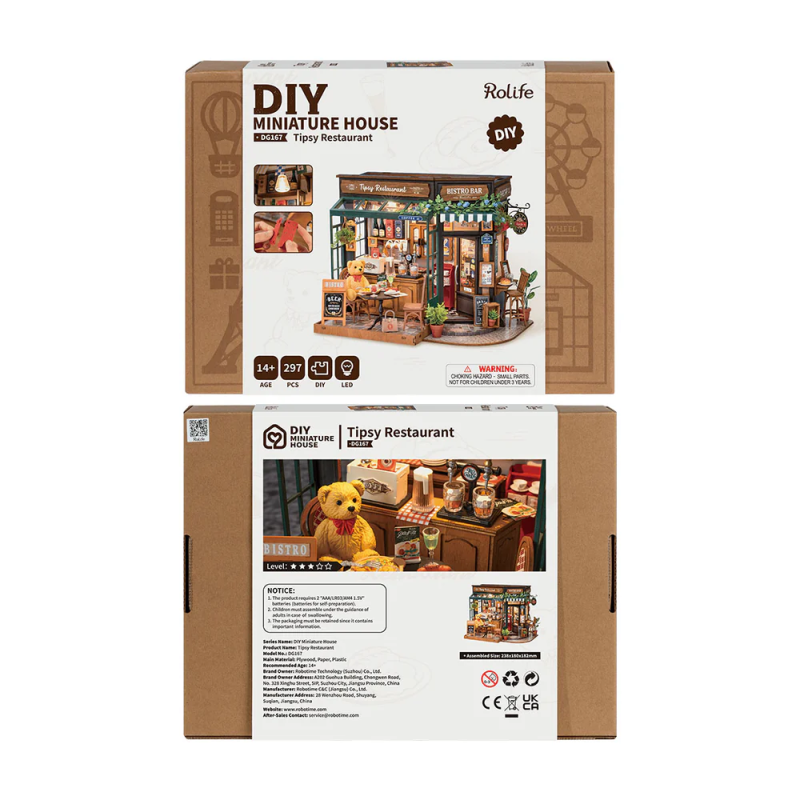 DG167 - The Tipsy Restaurant με φωτισμό - Hobbycity.gr - RoLife