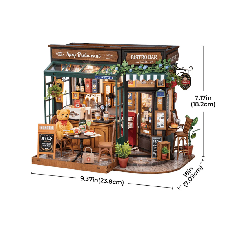 DG167 - The Tipsy Restaurant με φωτισμό - Hobbycity.gr - RoLife