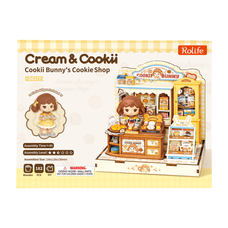 DG177 - Cookii Bunnys Cookie Shop με LED Φωτισμό - Hobbycity.gr - RoLife