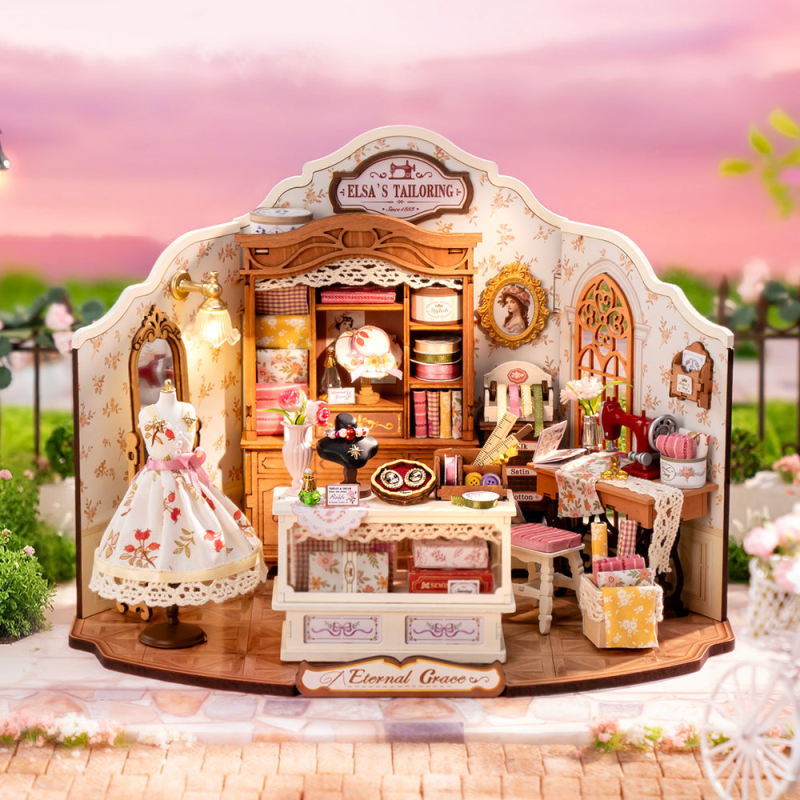 DG178 - Elsas Tailoring DIY Miniature House - Hobbycity.gr - RoLife