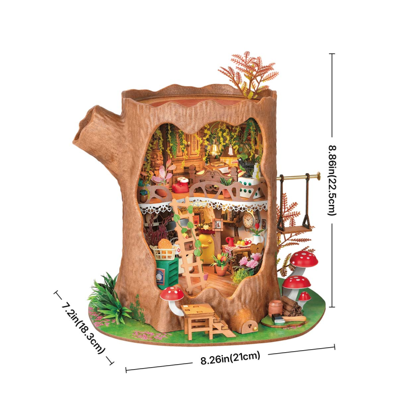 DG179 - Fairytale Tree House DIY Miniature House - Hobbycity.gr - RoLife