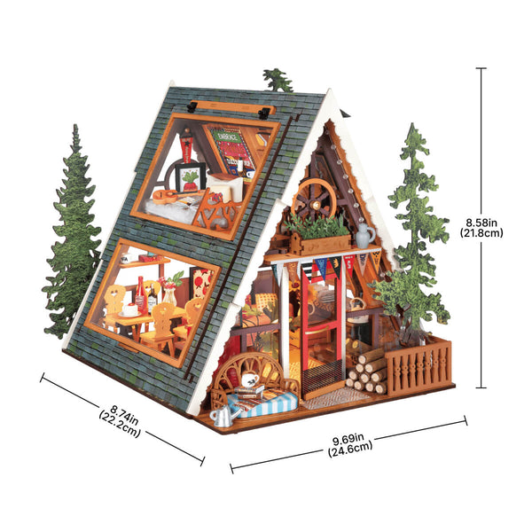 DG181 - A-Frame Cabin DIY Miniature House - Hobbycity.gr - RoLife