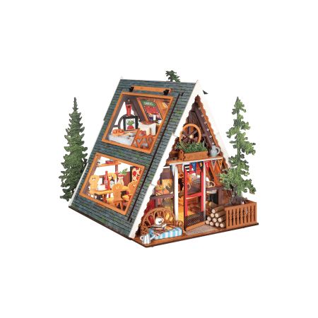 A-Frame Cabin DIY Miniature House